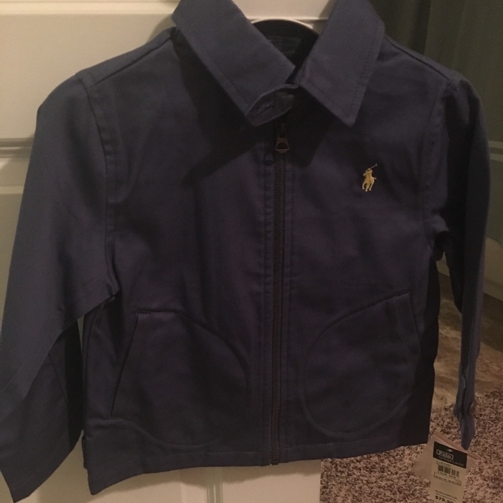 New w/tags Polo by Ralph Lauren Boys blue  jacket